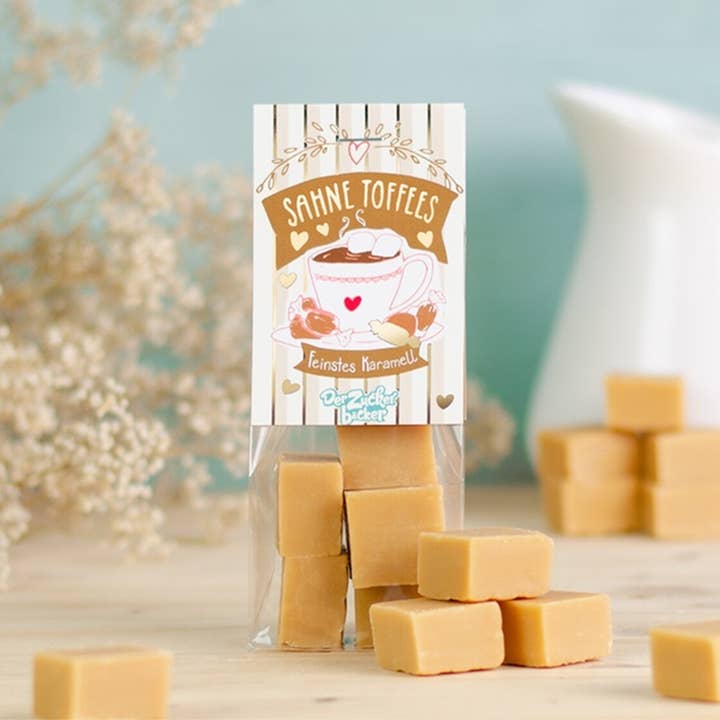 Der Zuckerbäcker - Wholesale Toffee - Snack bag cream toffees caramel cubes vanilla1