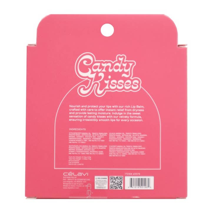 PINEAPPLE Beauty - Wholesale Lip Balm Set - Celavi 60078 Candy Kisses Lip Balm Set - 12