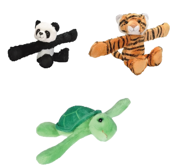 ET Products - Wholesale Retailer Display - Kids & Baby - Wild Republic Huggers Slap Braclets 128 Unit Floor Display1