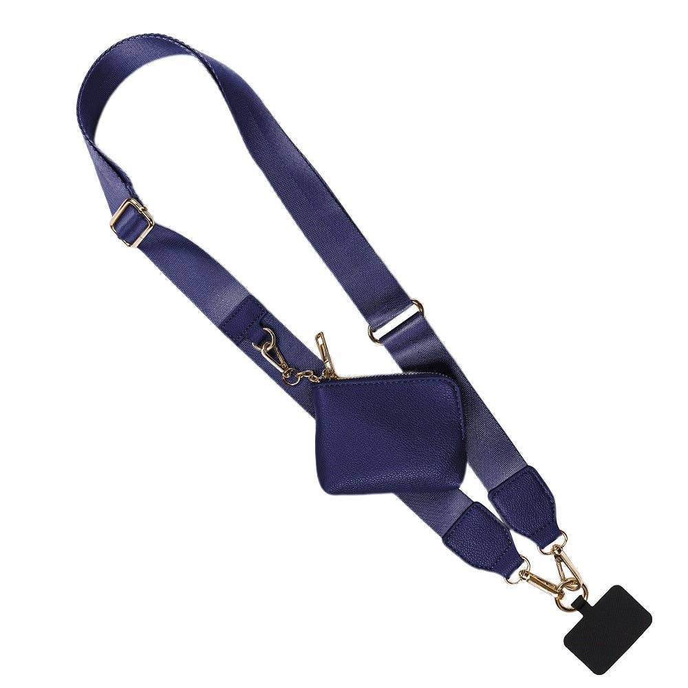 Save The Girls - Vente Étui portefeuille pour téléphone – femme - Sangle Clip & Go avec pochette RFID Solide4