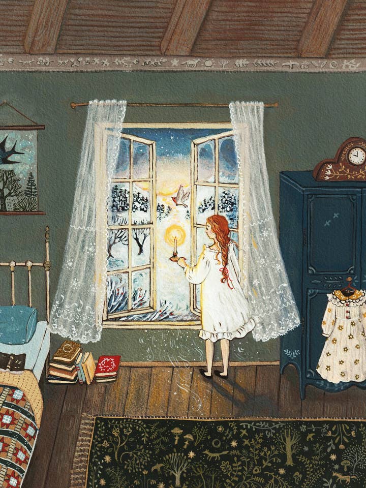 Welcoming the Light Art Print for wholesale by Loré Pemberton