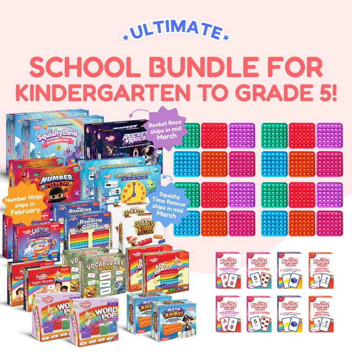 Ultimate School Bundle for K-5 for wholesale by The Fidget Game