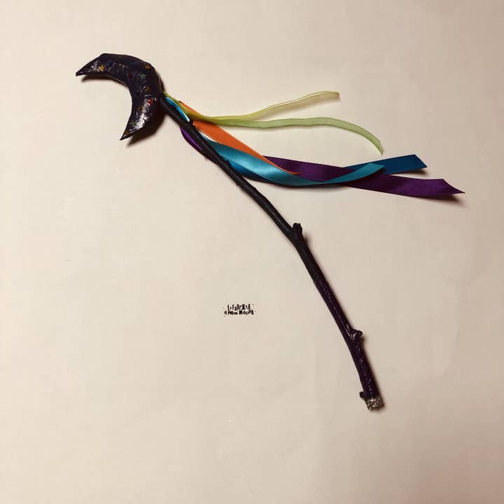 Bacchetta Magica Davvero Magica Luna Arcobaleno per la vendita all'ingrosso da parte di La fabrique de MOTS MAGIQUES