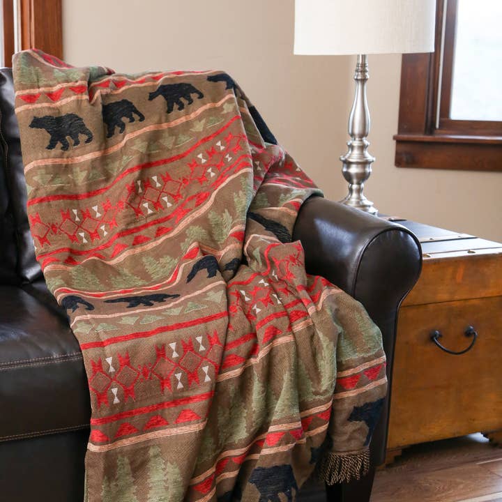 Plaid Bear Country pour la vente par Carstens, Inc.