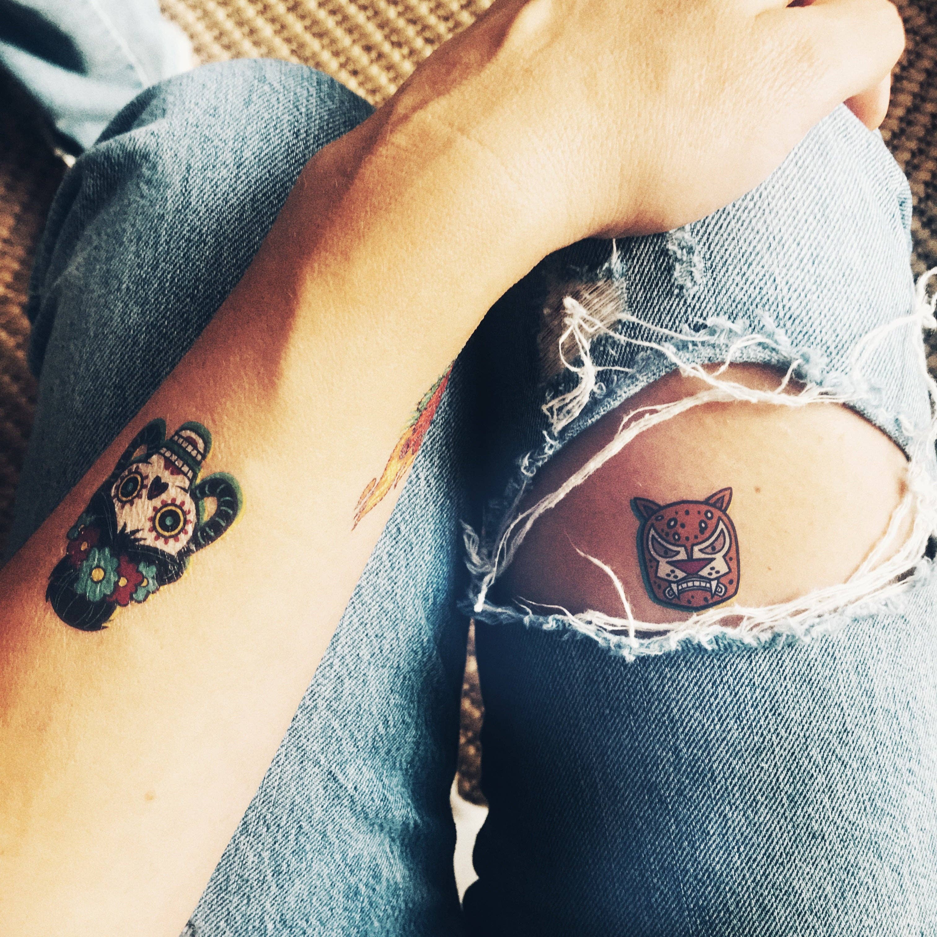 Les Tatoués - Wholesale Temporary Tattoo - Kids - Lucha Libre - Temporary Tattoos2