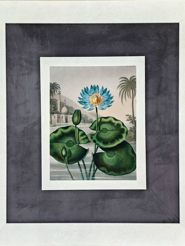 Art Deco Flowers II with White Terra Cotta and Fabric for wholesale by The Brightener Group