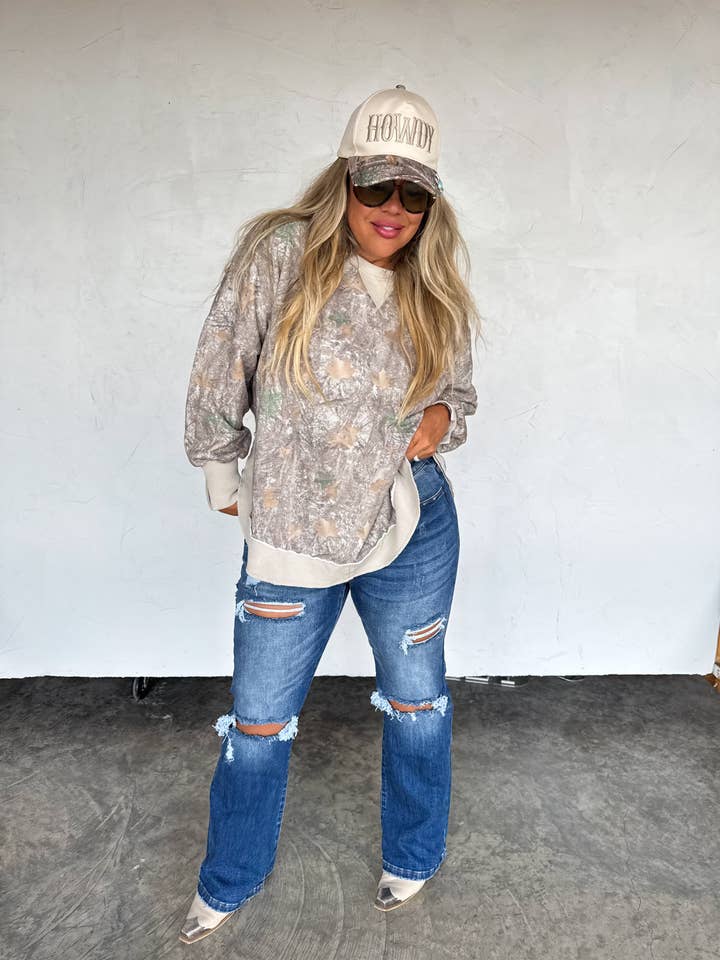 JOSS WASHED SWEATSHIRT for wholesale by BLAKELEY