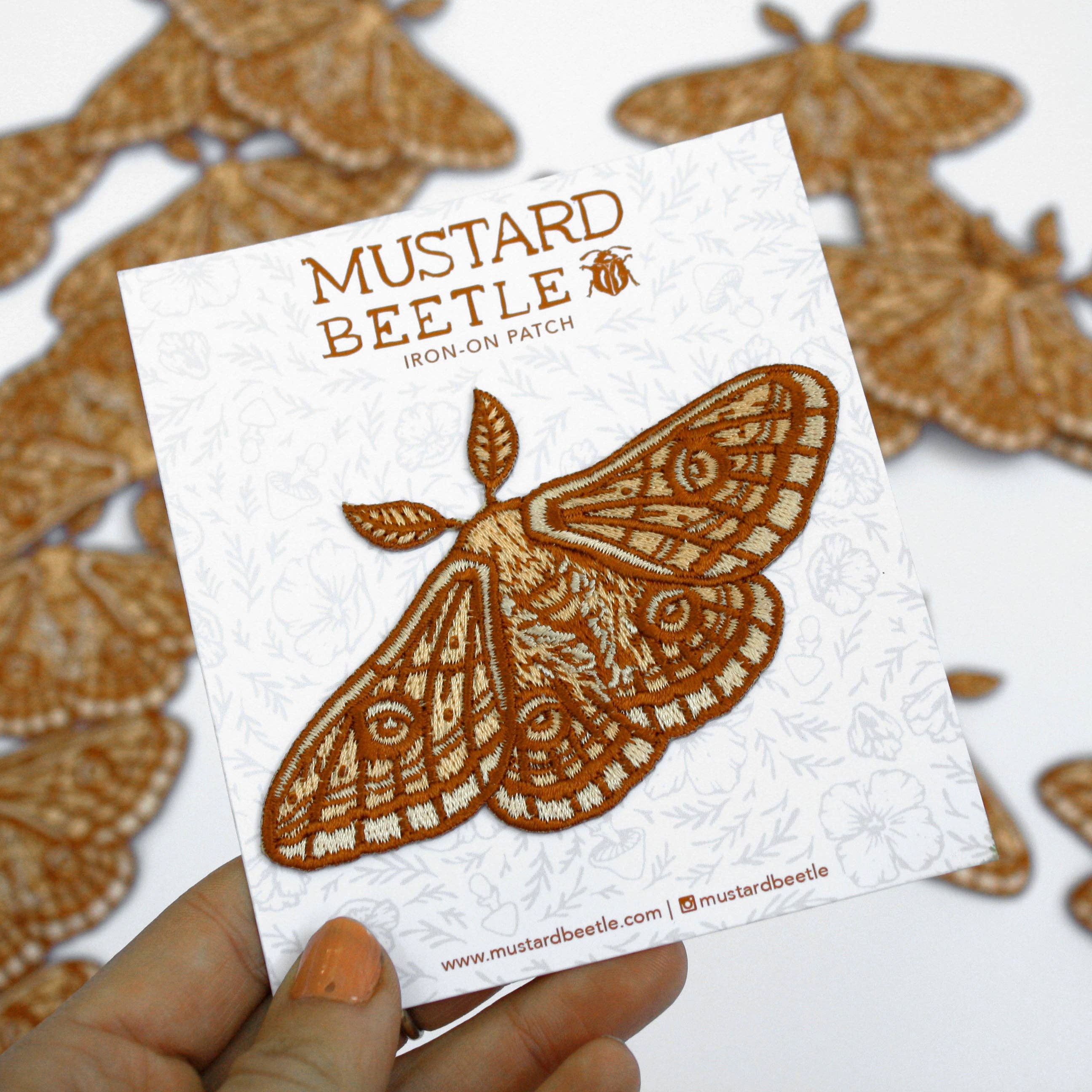 Mustard Beetle – wholesale Patch – Iron on Patch: Emperor Moth9