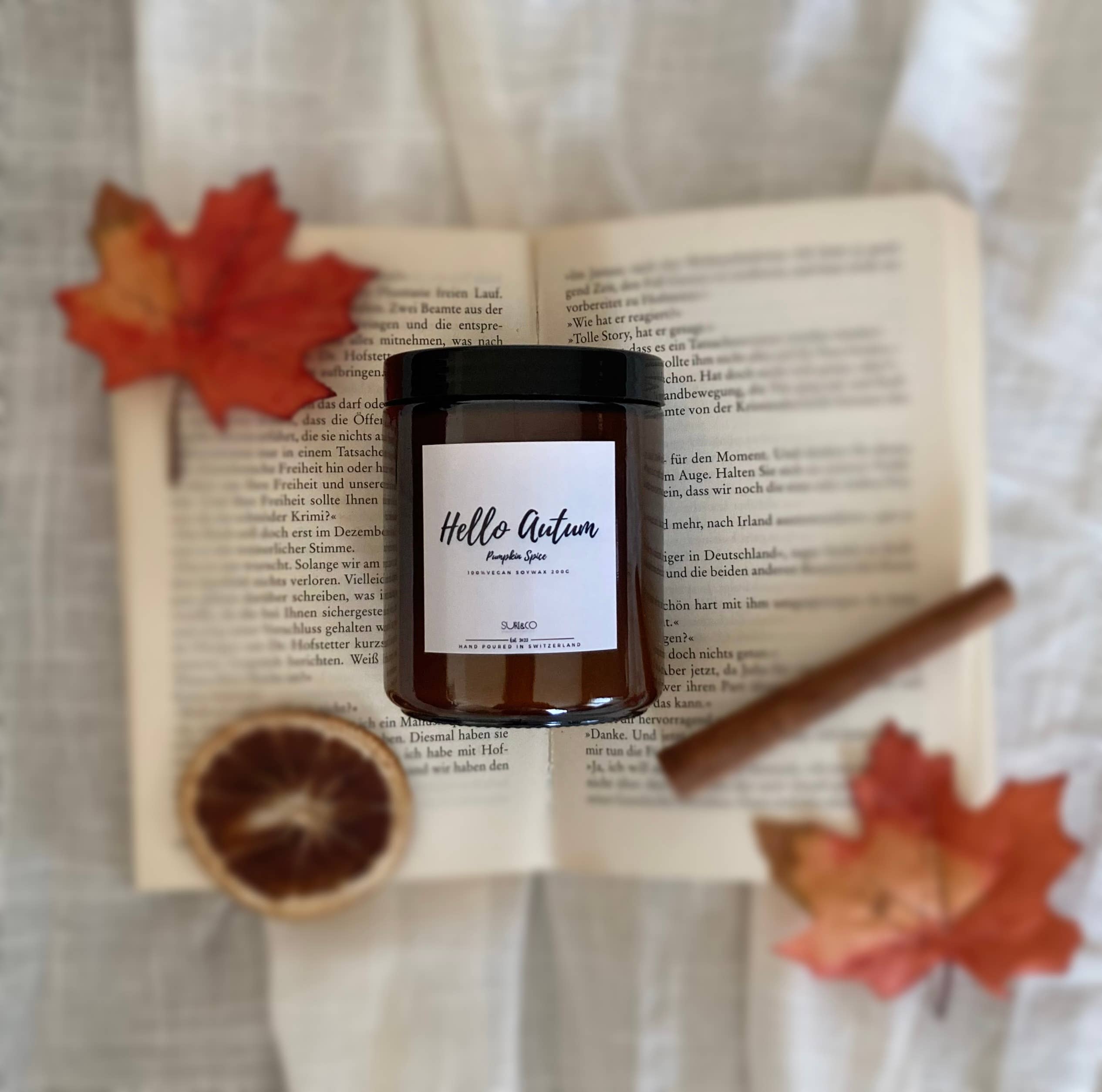 Suri & Co.Ch - Wholesale Jar/Filled Candle - Hello Autumn2