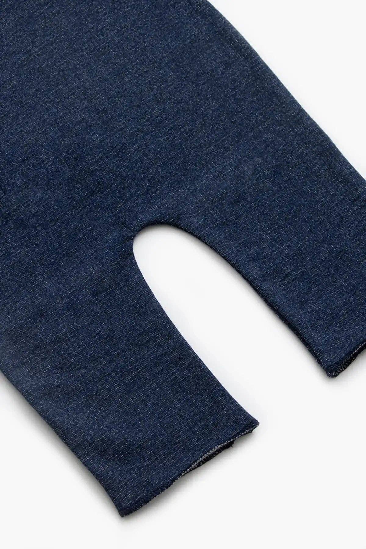 Monica + Andy – wholesale Byxdress - Baby – Moto Romper_Navy Heather3