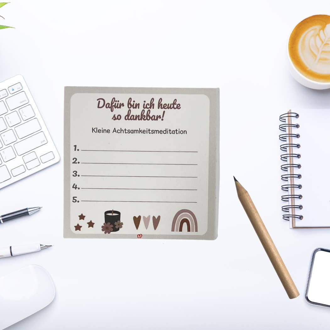 Wunderle GmbH - Wholesale Stationery/Notecard Set - Mindfulness Block Set – your moment to pause3