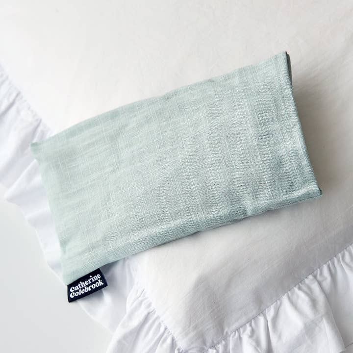 Minze Leinen Lavendel Augen-Kissen für den Großhandel von Catherine Colebrook