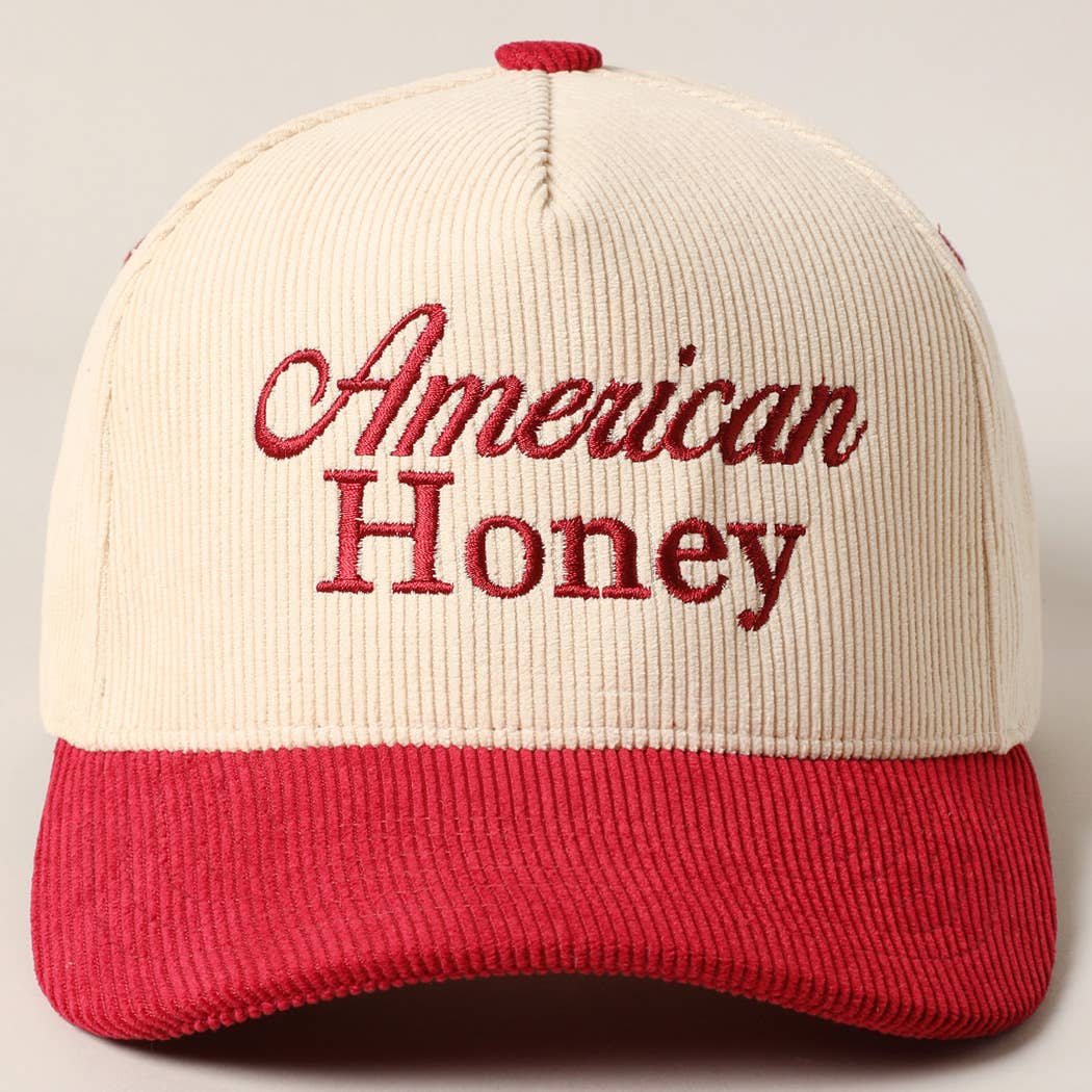 Fashion City - Wholesale Trucker Hat - Unisex - American Honey Corduroy Trucker Baseball Cap16