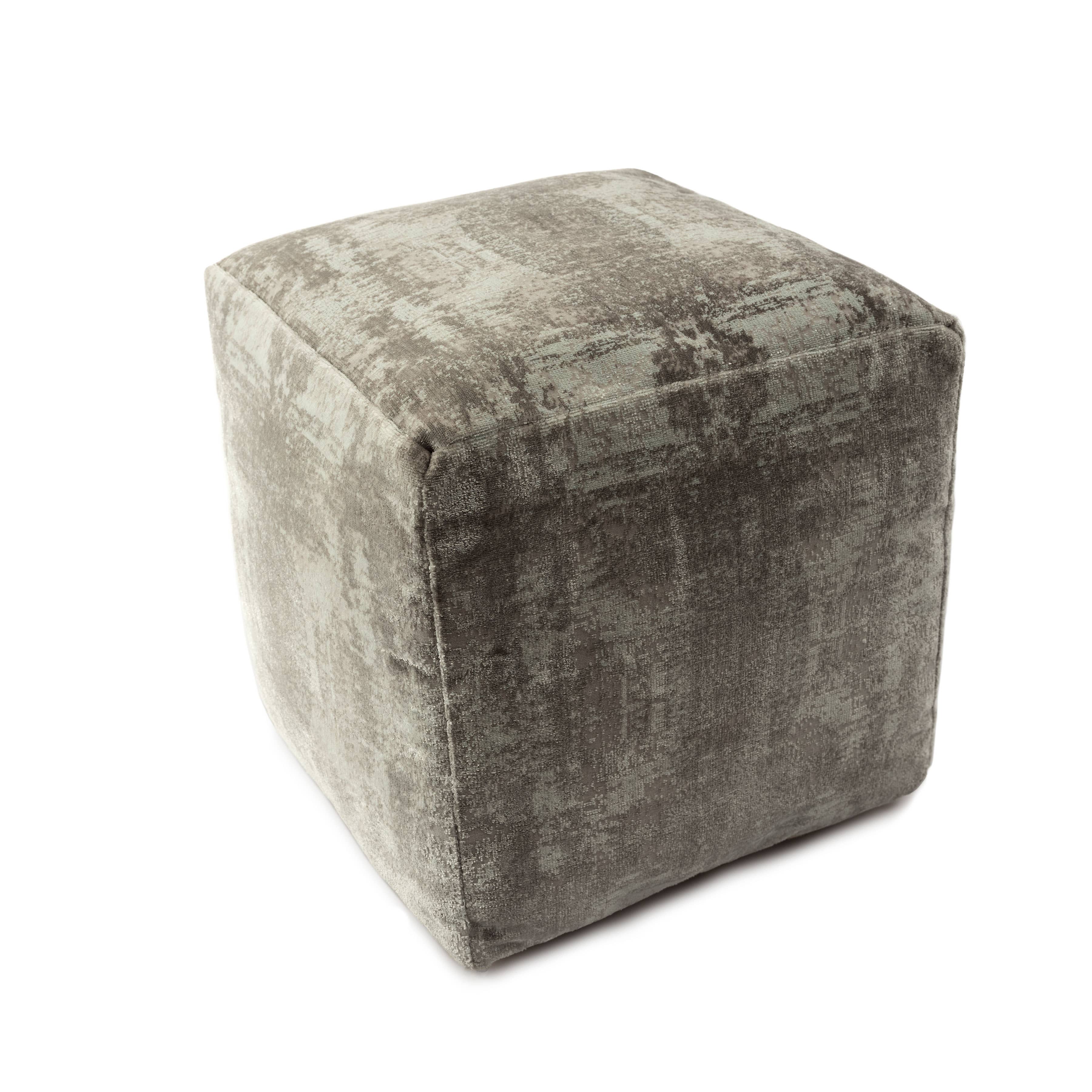 LR Home - Wholesale Pouf - Modern Abstract Square Upholstered Ottoman Pouf3