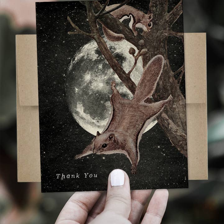 The Galek Sea - Wholesale Thank You Card - Thank You Squirrel Away Card1