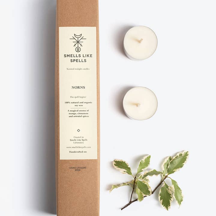 Scented tealight candles NORNS for wholesale by Slow Burn Flame