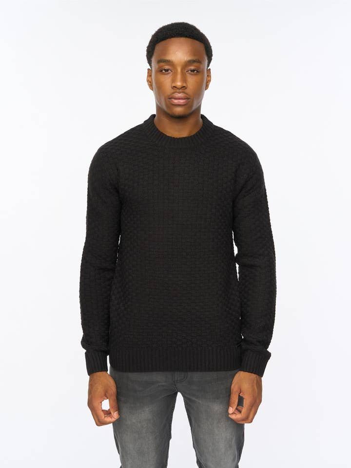 Matera Textured Knit Black for wholesale by Duck and Cover