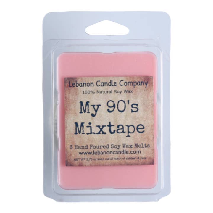 My 90's Mixtape Wax Melt for wholesale by Lebanon Candle Company