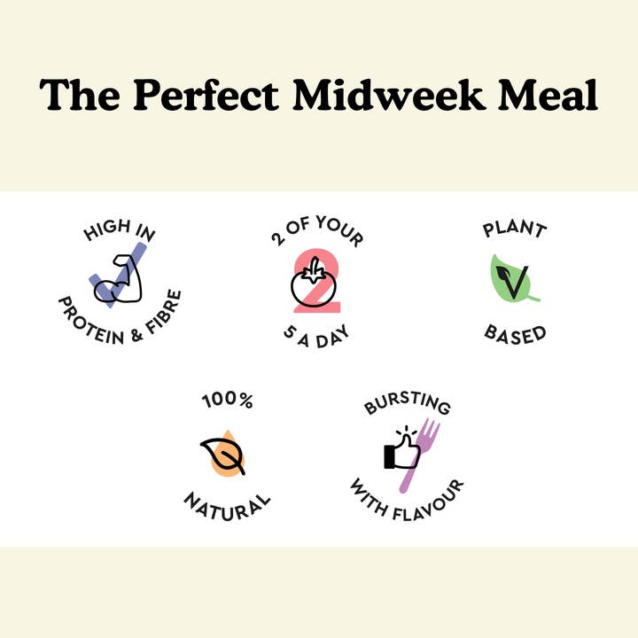 fiid – wholesale Shelf-stable prepared meal – Sweet Potato & Lentil Curry Bowl - 275g - Vegan Meal4