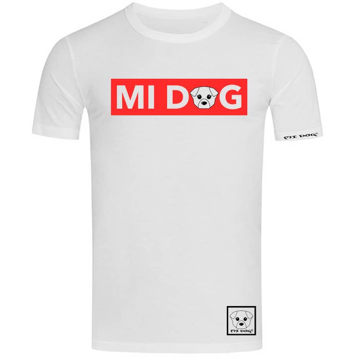 Red Classic Logo , Regular Fit T Shirt for wholesale by MI DOG