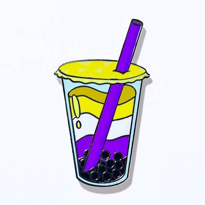 Noellita Bonita – Großhandel Anstecker/Button – Nichtbinär - Stolz Boba Anstecker0