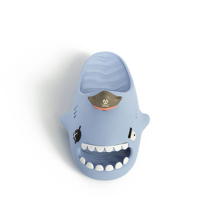 HelloSlippers - Wholesale Slides - Women's - Hello Slippers Sharkicks Pro Pirate Shark Slides Sandals1