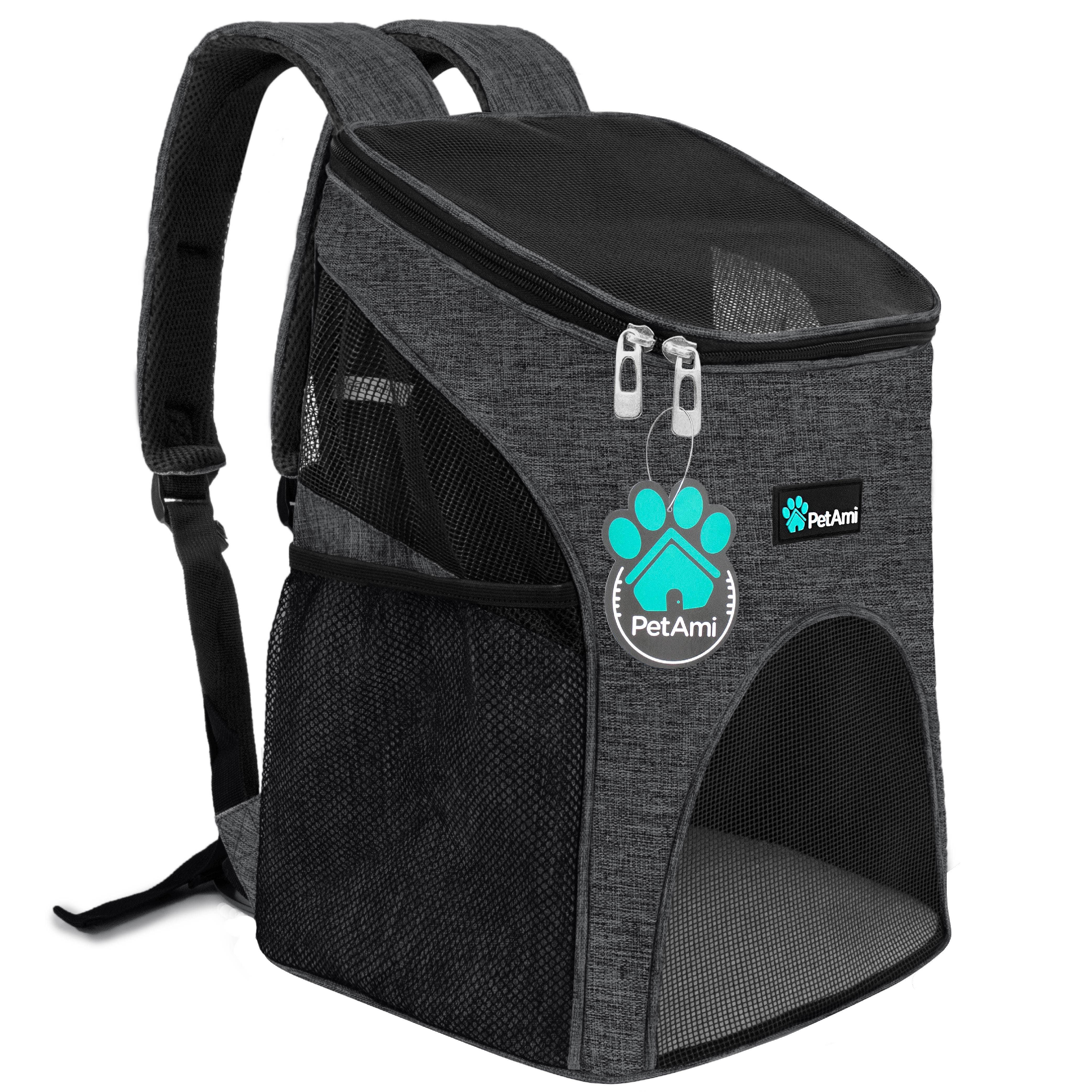 PetAmi - Vente Caisse de transport – chat et chien - Sac à dos pour animal avec entrée unique classique70