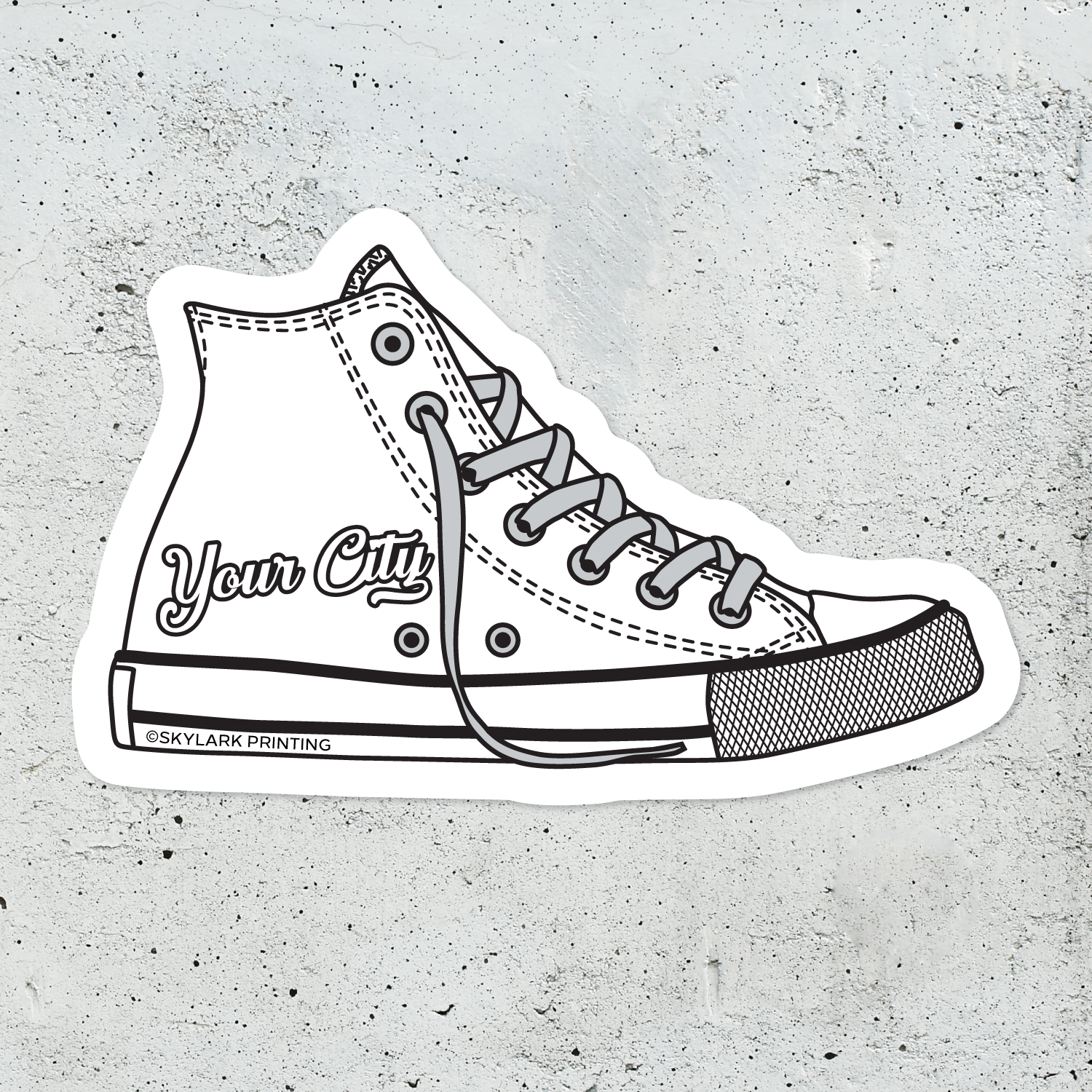 Skylark Printing - Wholesale Sticker - Custom Vintage High Top Shoe  Souvenir Sticker0