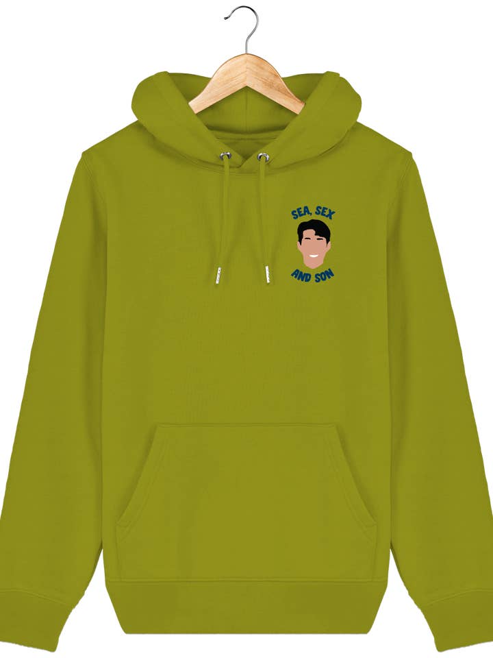 „Hav, Sex og søn“ hættetrøje for engroshandel hos Foot Dimanche