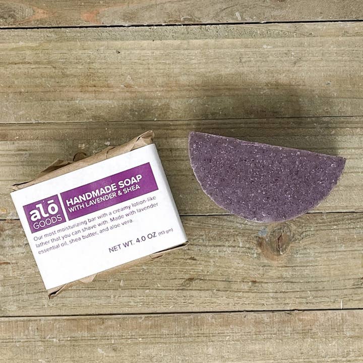 Lavender & Shea Butter – Body and Shaving Soap for wholesale by Alo Goods