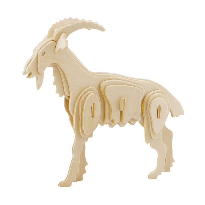 3D Wooden Puzzle: Goat for wholesale by Hands Craft