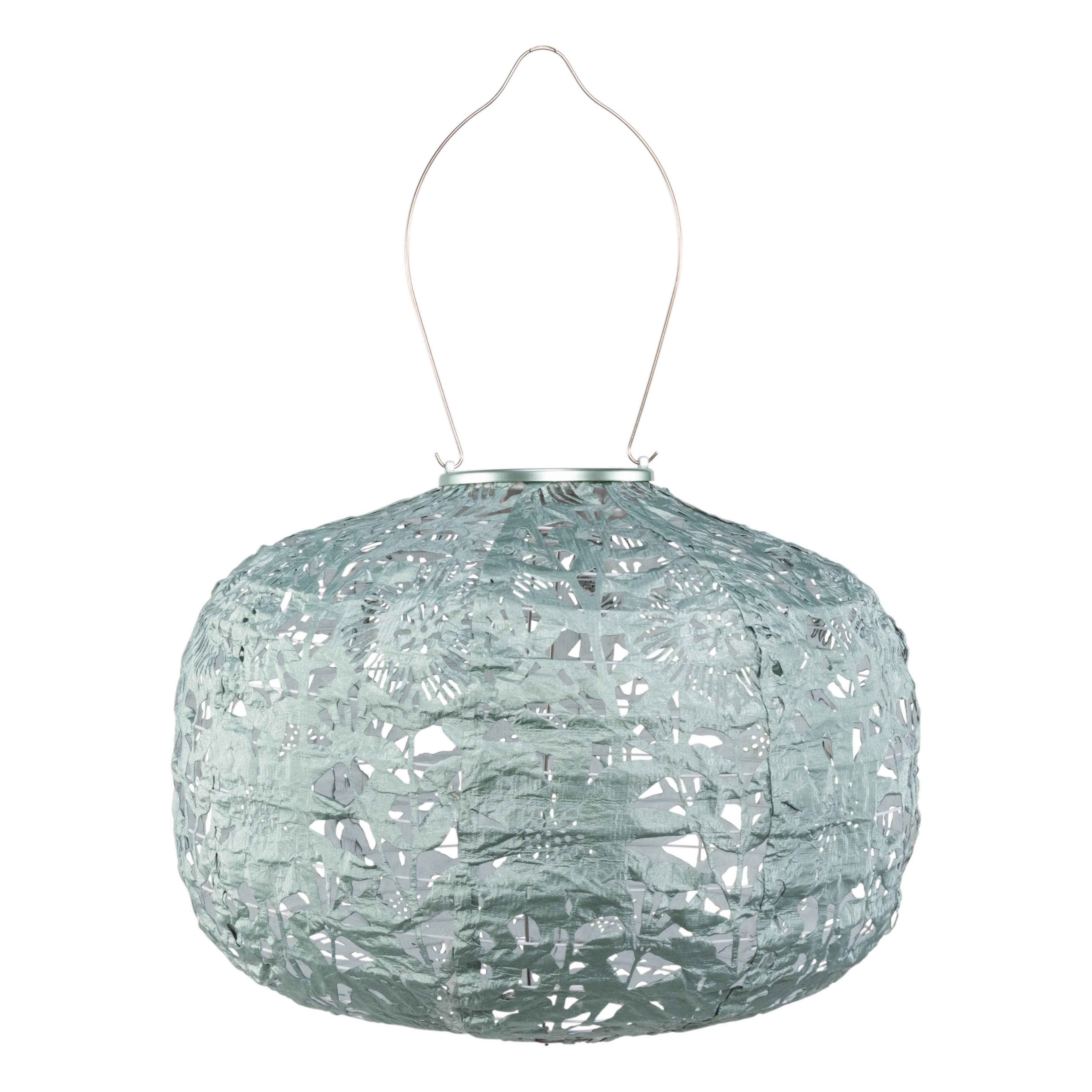 Allsop Home & Garden - Wholesale Outdoor/Lawn Light - Stella Square Sunflower 11" Solar Lantern - Sage5