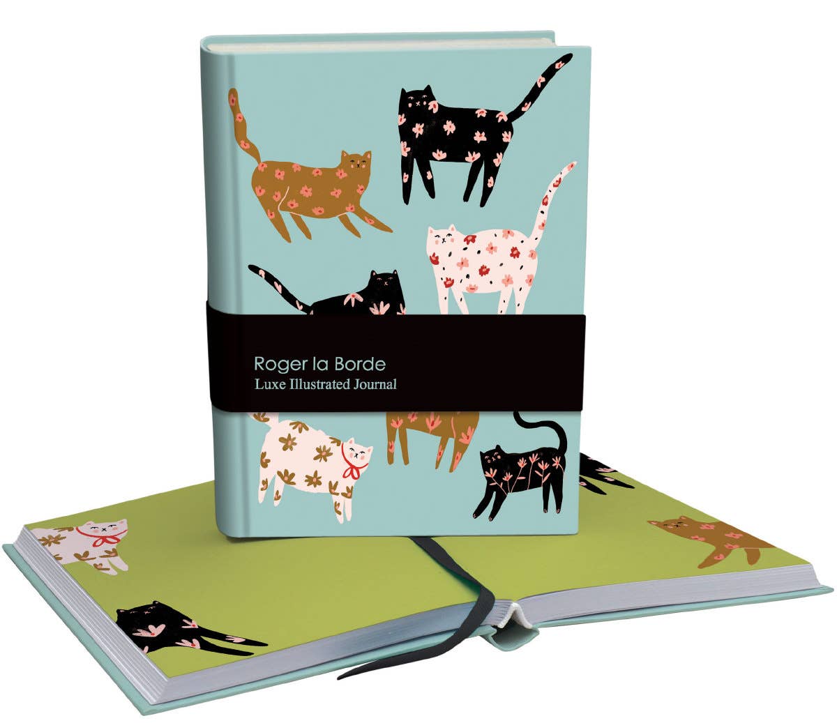 Roger La Borde - Wholesale Journal/Diary - Cinnamon Cats Illustrated journal  - AS 0511