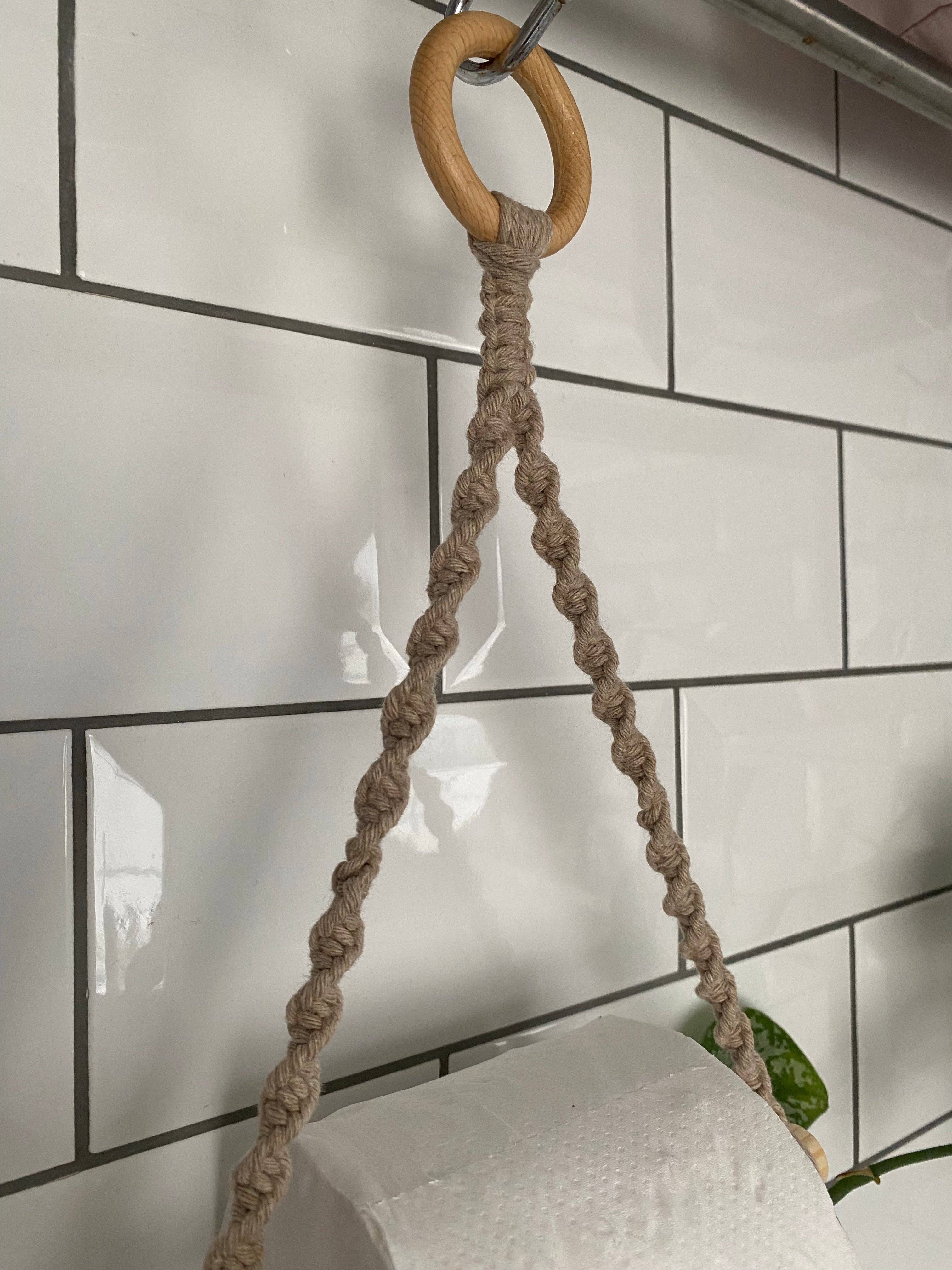 Macra-Made With Love - Wholesale Toilet Paper Holder - Hanging Macramé Toilet Paper Holder5