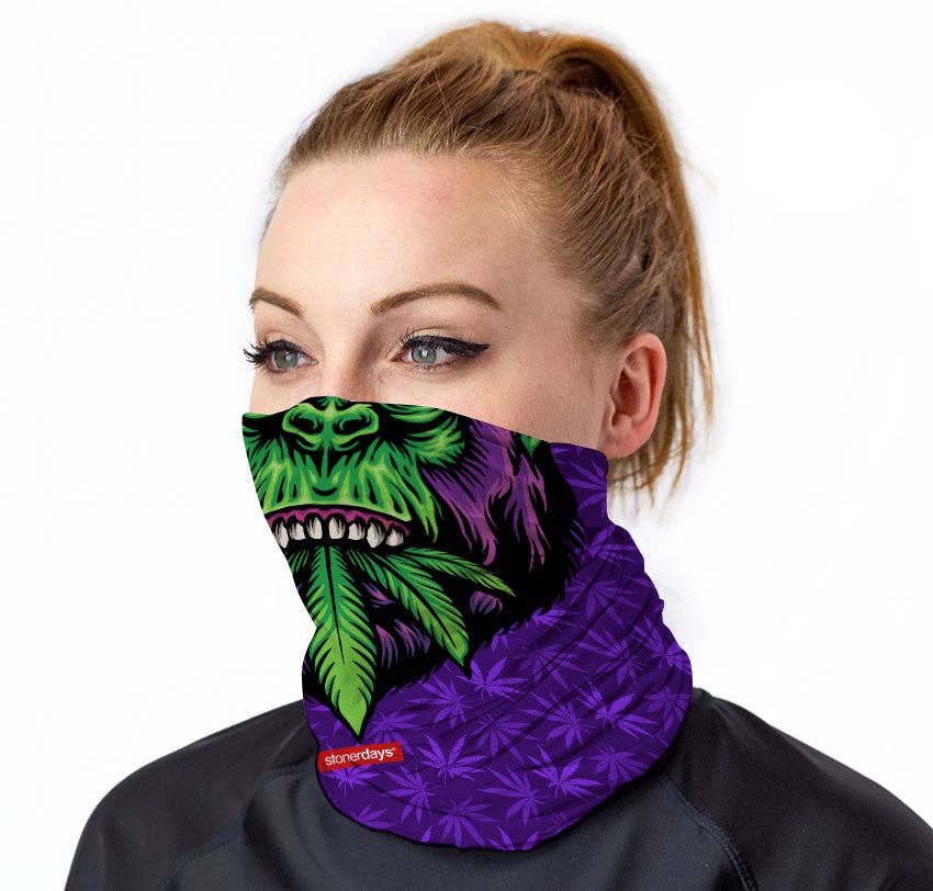 StonerDays Apparel – Engroshandel Rørhalstørklæde/halstørklæde med hætte – unisex – Gorillaz Neck Gaiter4