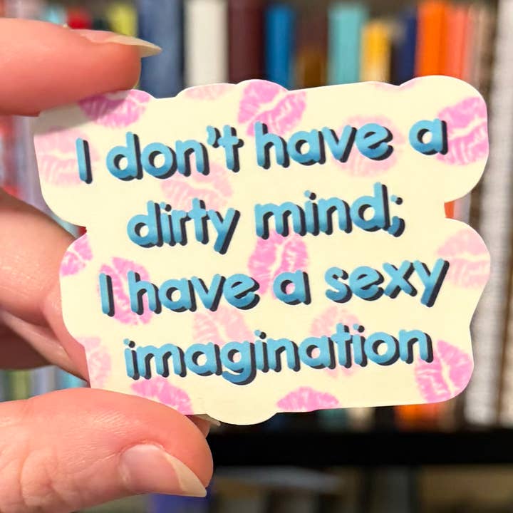 Sexy Imagination Sticker for wholesale by Parted Pages Press