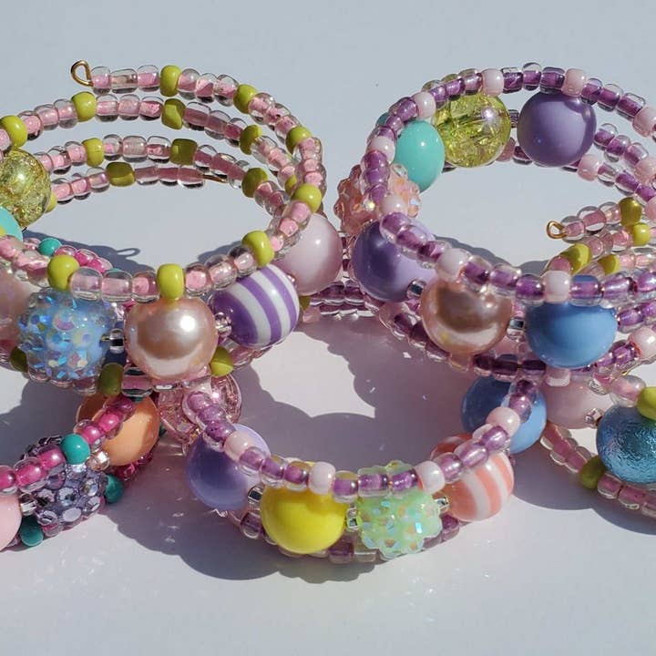 Cuff Bracelet: Pastel - Child for wholesale by Thorneapple Designs