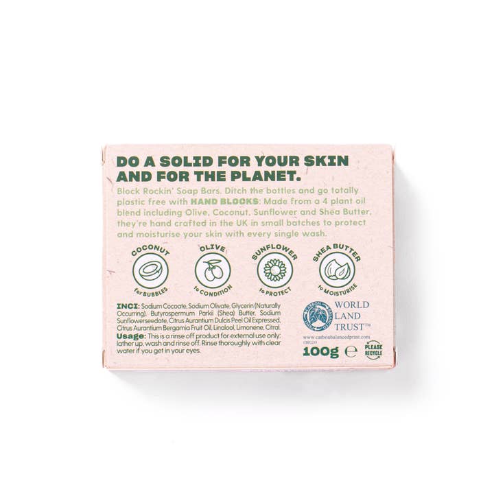 SHOWERBLOCKS – wholesale Hand soap/wash – Hand Blocks - Hand Soap: Sweet Orange & Bergamot2