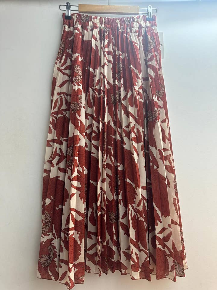 LORIANE - Wholesale Skirt - Women's - 22017FA ONE SIZE PRINTED LONG SKIRT 1