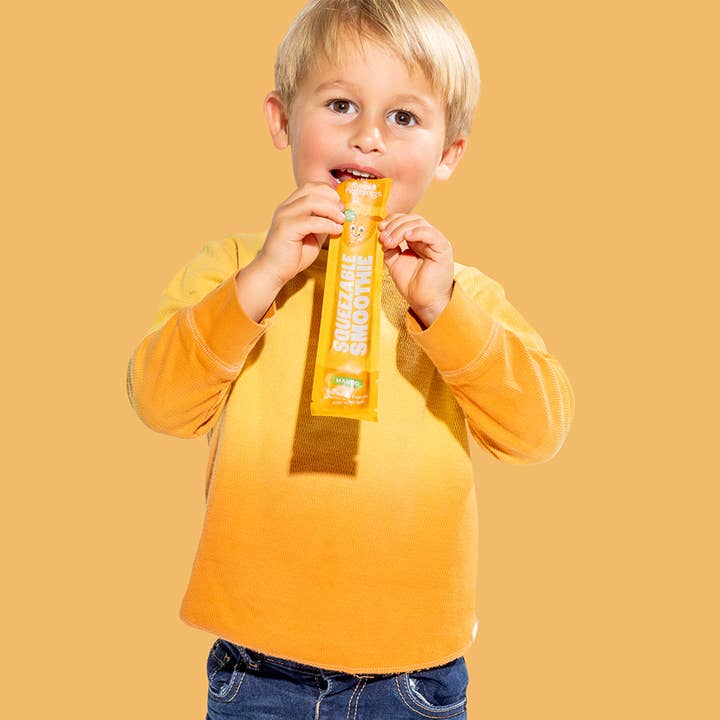 Sweet Nothings - Wholesale Fruit Snacks - Mango Carrot Squeezable Smoothie - Freeze At Home