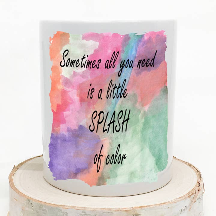 Splash Of Color Pen Holder for wholesale by Shades of Expression Designs