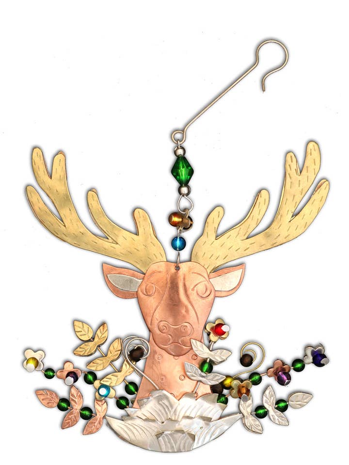 Buck the Deer Ornament for wholesale by Pilgrim Imports