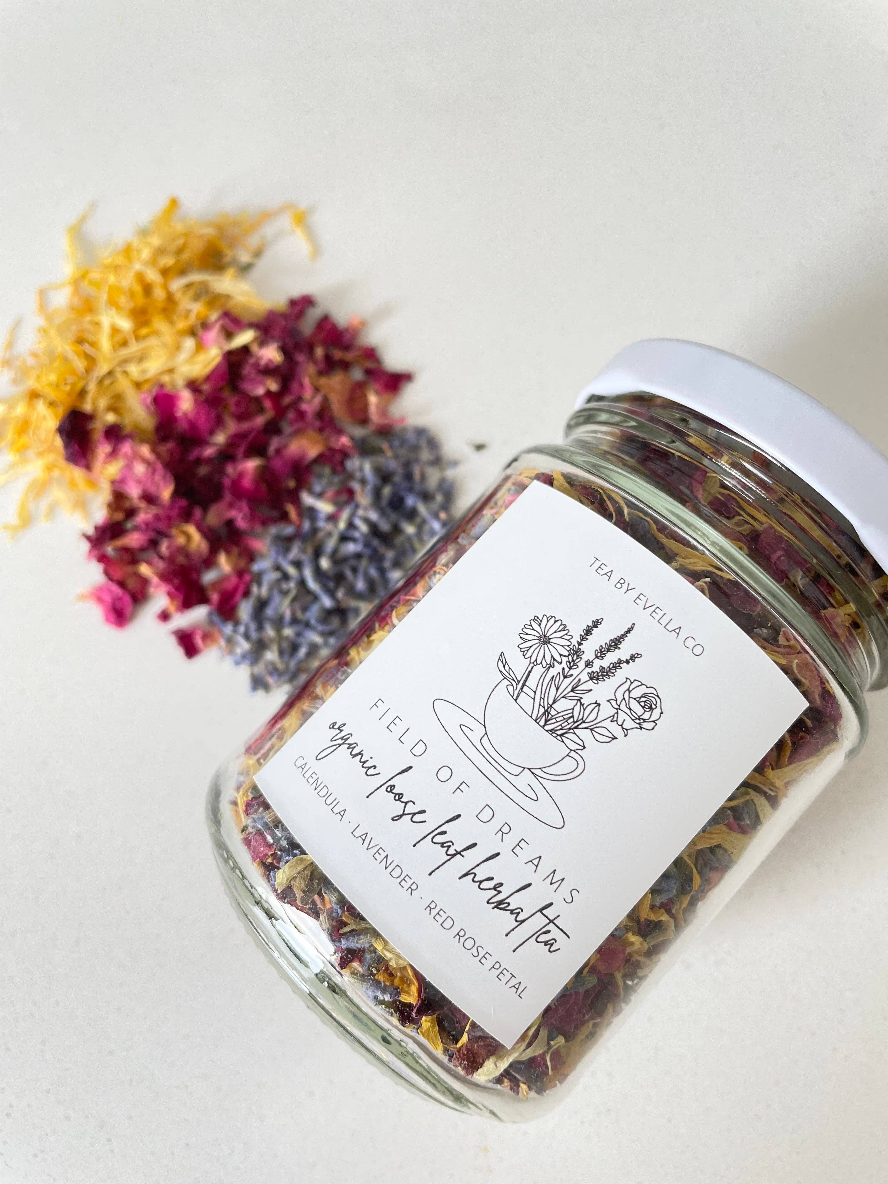 Evella Co - Wholesale Loose tea - Field of Dreams | Organic Loose Leaf Tea2