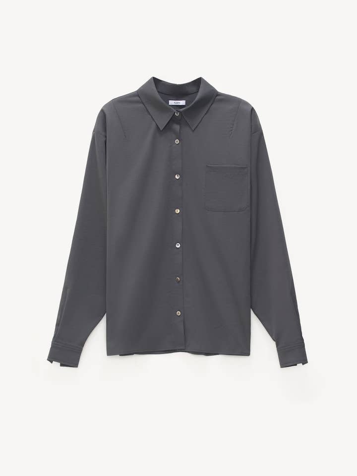 Luke Uniform Shirt In Premium Grey for wholesale by Plastik