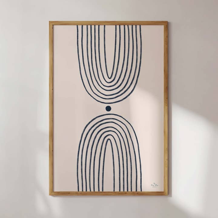 Arc-en-ciel abstrait imprimé bohème pour la vente par MoonGlowStationery