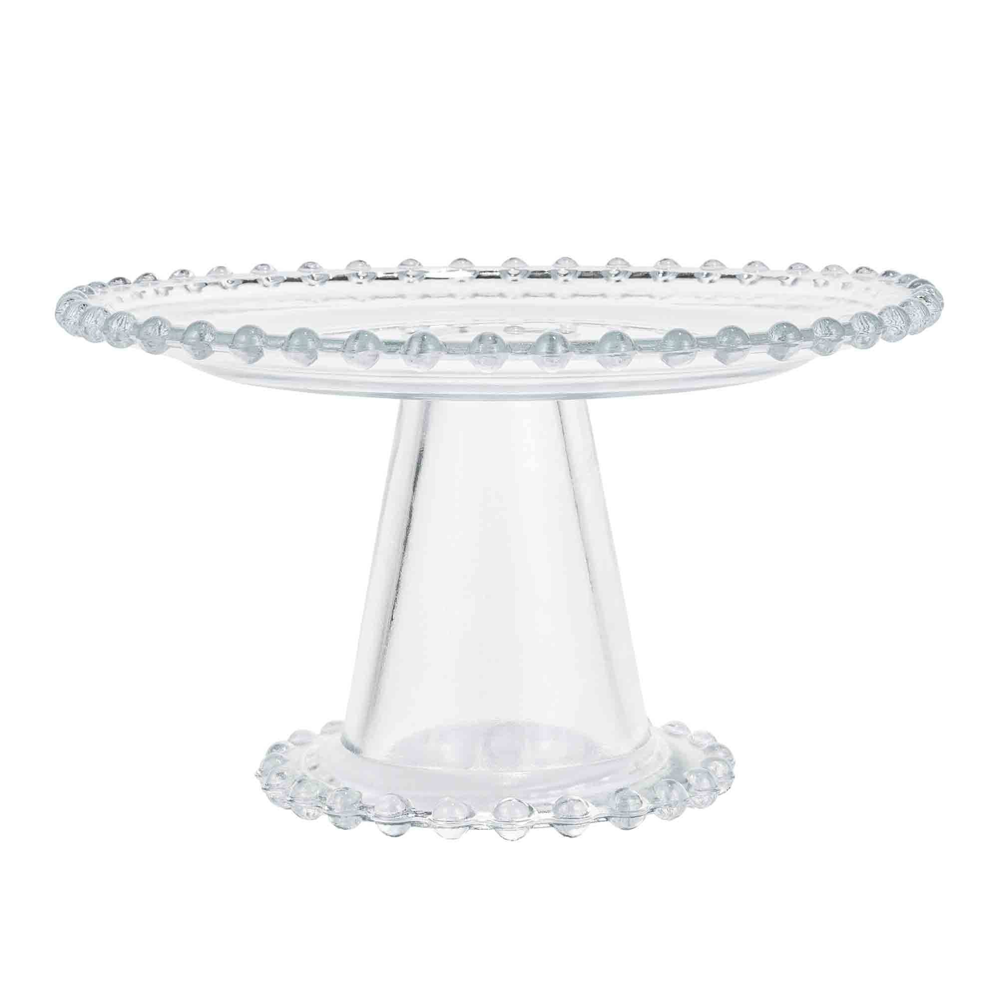 Portofino International Trading, USA - Wholesale Cake Stand - Beaded Edge Cake Stand - 8"1