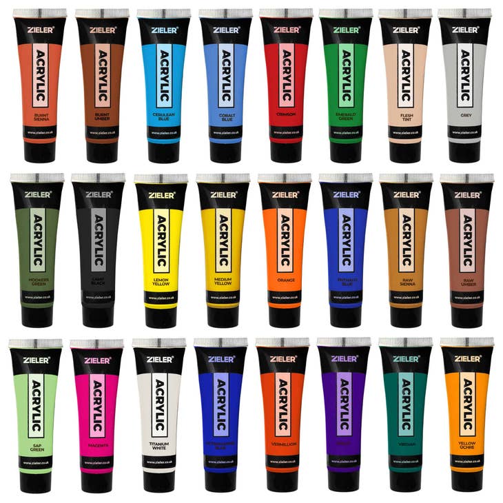 Zieler : Acrylic Paint Marker Pen : 1.5mm Fine Tip : Set of 12 - Zieler -  Brands