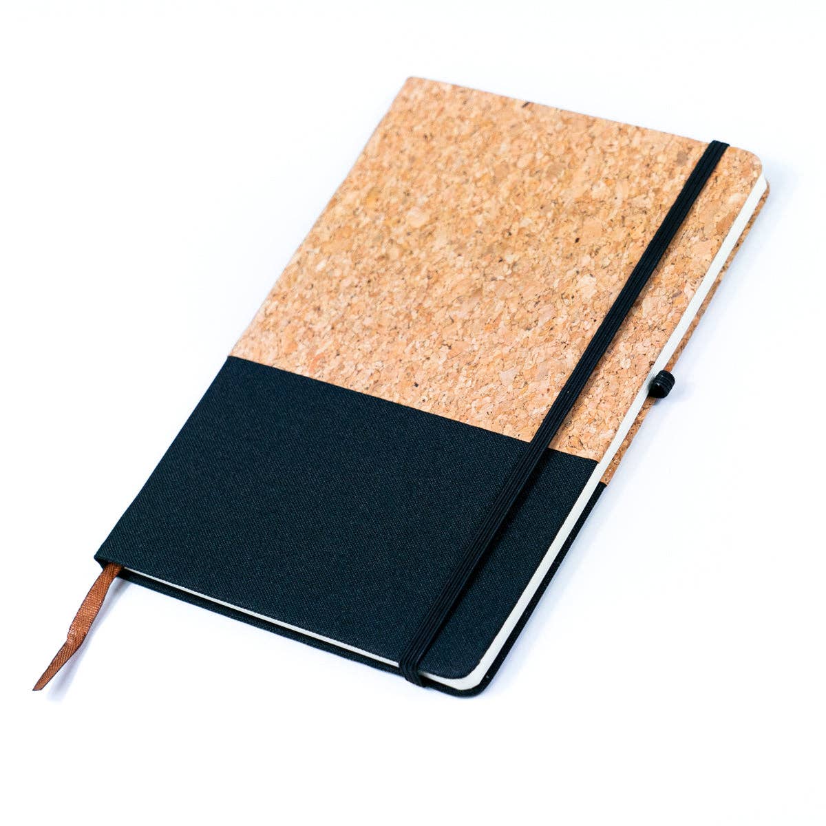 Meninas Bonitas Cork - Wholesale Notebook - Canvas and Cork Fusion Notebook in Black, Gray, Blue, and Gr0
