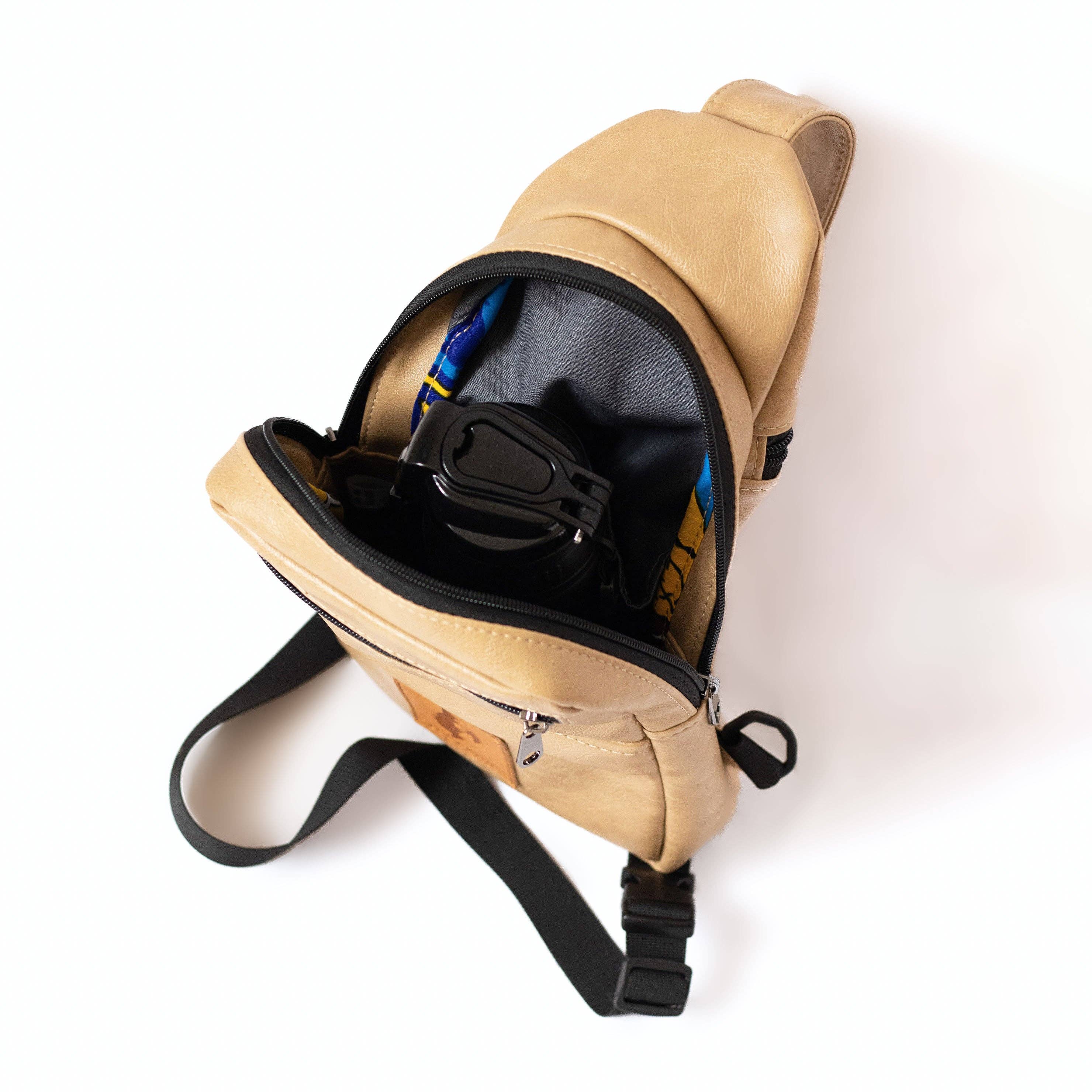 Ecodunia - Wholesale Crossbody Bag - Unisex - Large Vegan Leather Crossbody Sling Bag | Umoja5