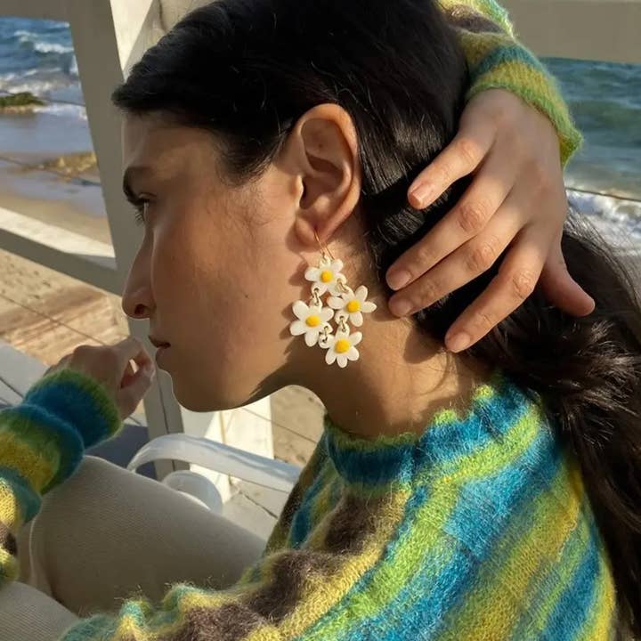 MARGUERITE earrings for wholesale by Chungawawa